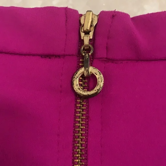 EUC Cynthia Rowley Magenta Fit & Flare Dress Size: Small (S) MSRP $138 - Picture 7 of 11